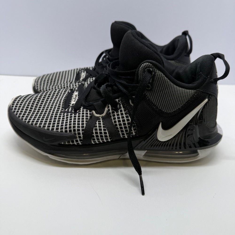Nike LeBron Witness VII Basketball Shoes Black White DZ3299-001 Mens Size 8